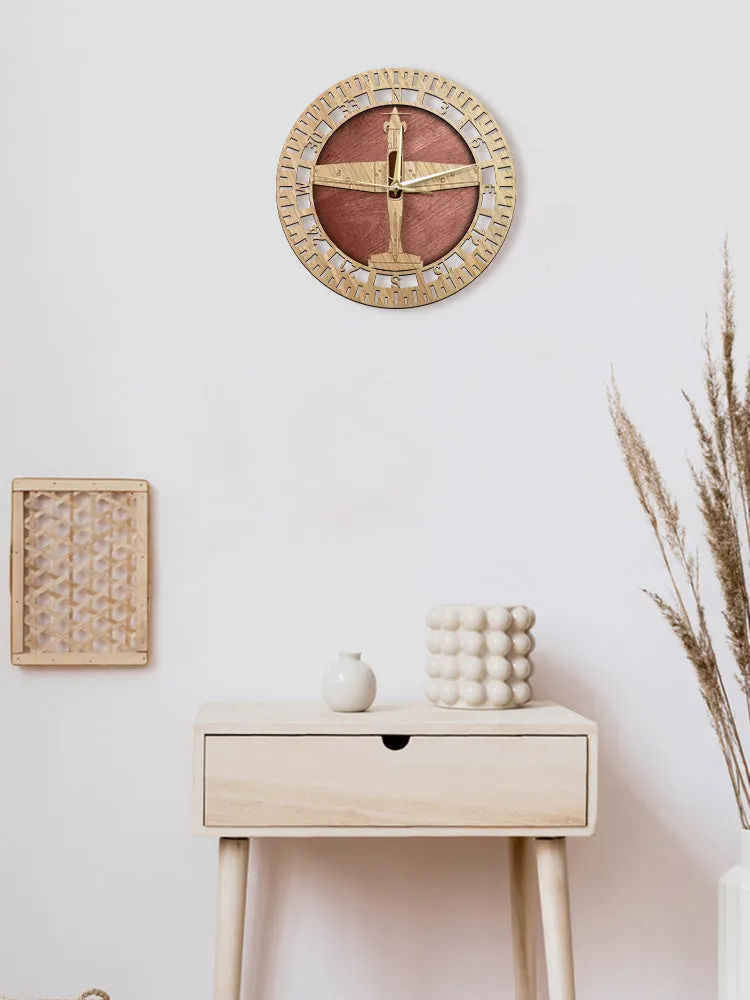1st Flying Training Squadron T-6 Texan II Designed Wooden Wall Clocks