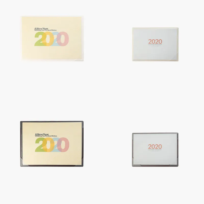 2020 Plan Book Desk Organizer Calendar Cute Creative Business Mouse Pad Desktop Diary