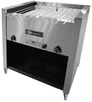 36" Open Hearth Mild Closed Front Gas Broiler - Kabob