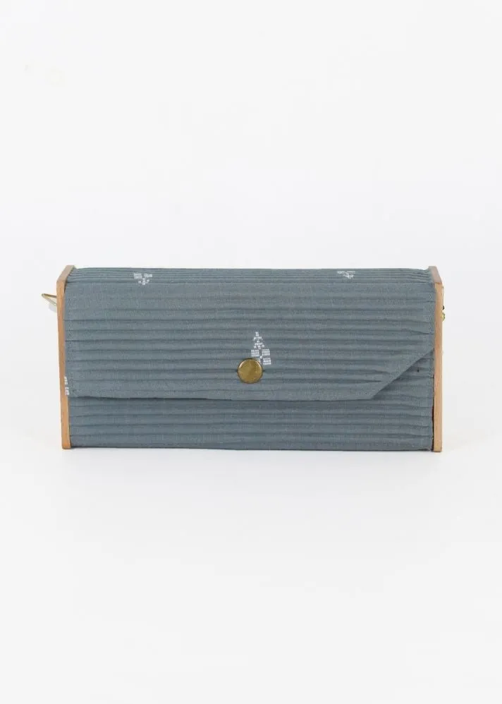 Ash Gray Mini Clutch- Single Sleeve