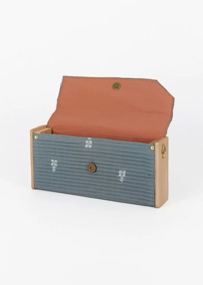 Ash Gray Mini Clutch- Single Sleeve