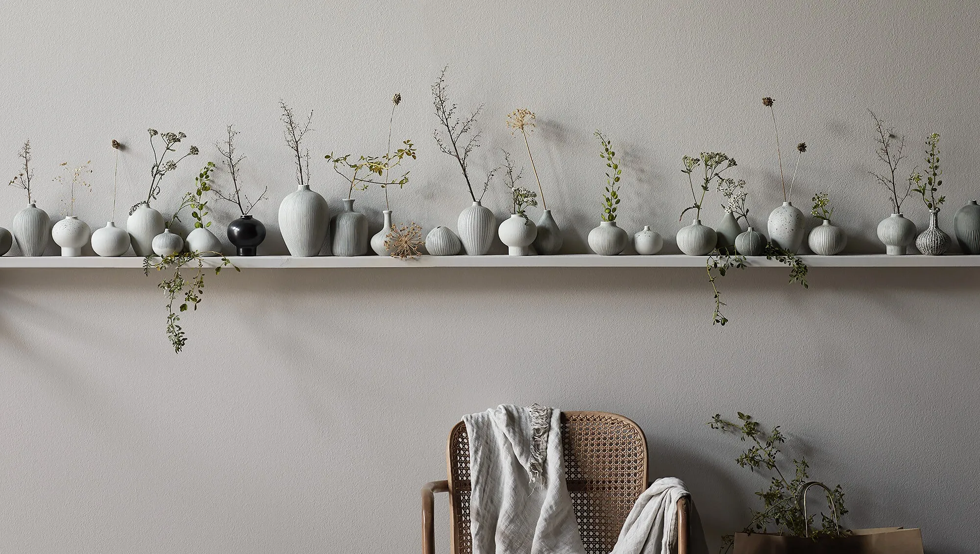 Bari Vase | Small | Brown Dots | by Lindform