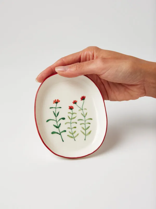 Blossom Red Dish