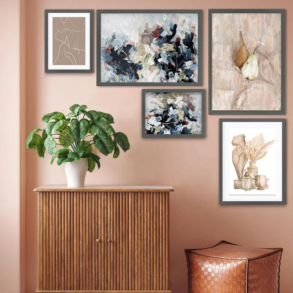 Blushed Neutrals & Navy Gallery Wall Art