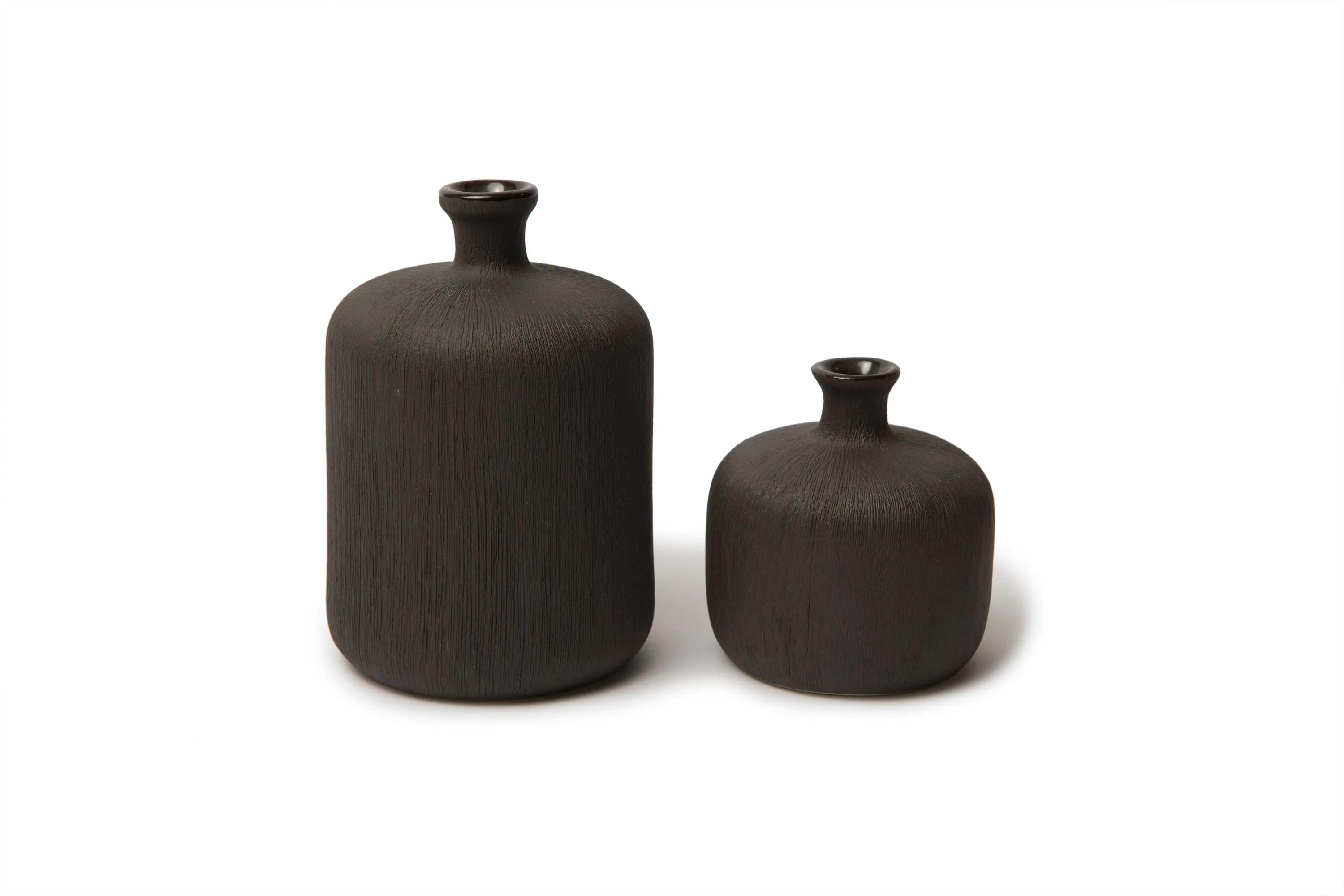 Bottle Vase | Medium | Black | by Lindform