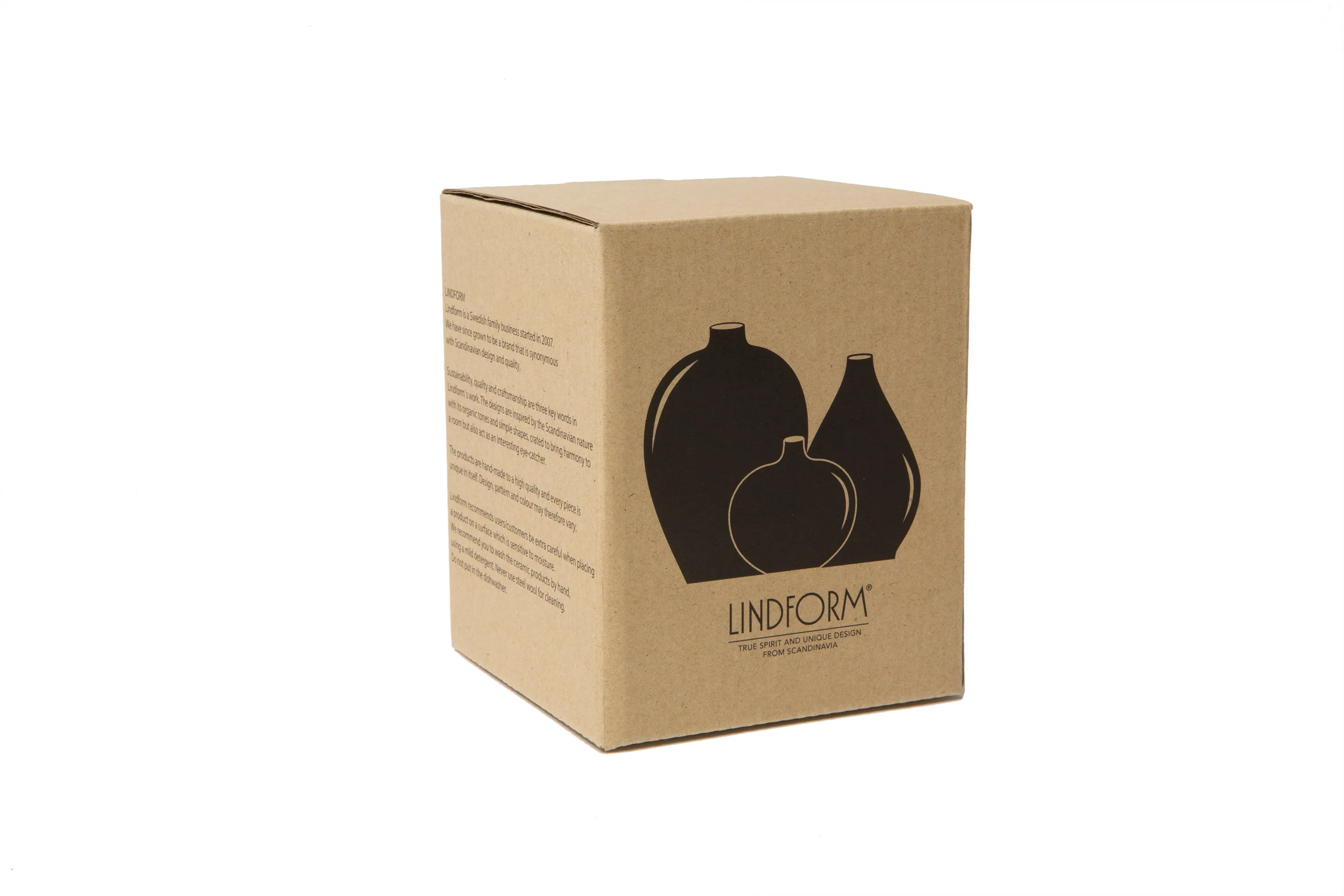 Bottle Vase | Medium | Black | by Lindform
