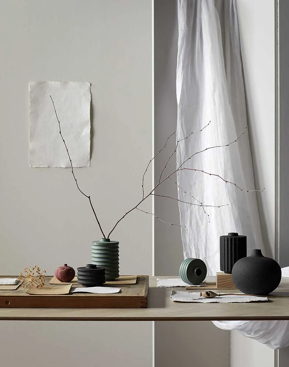 Bottle Vase | Medium | Black | by Lindform