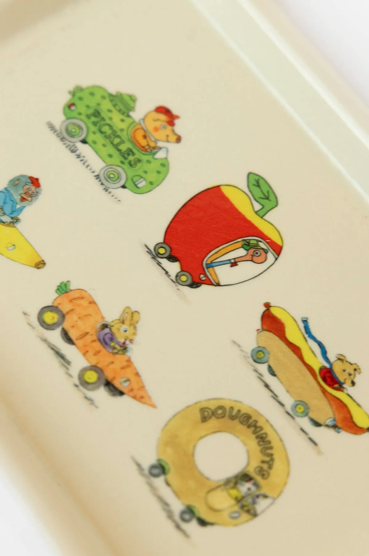 Busy Town Vintage Style Tray
