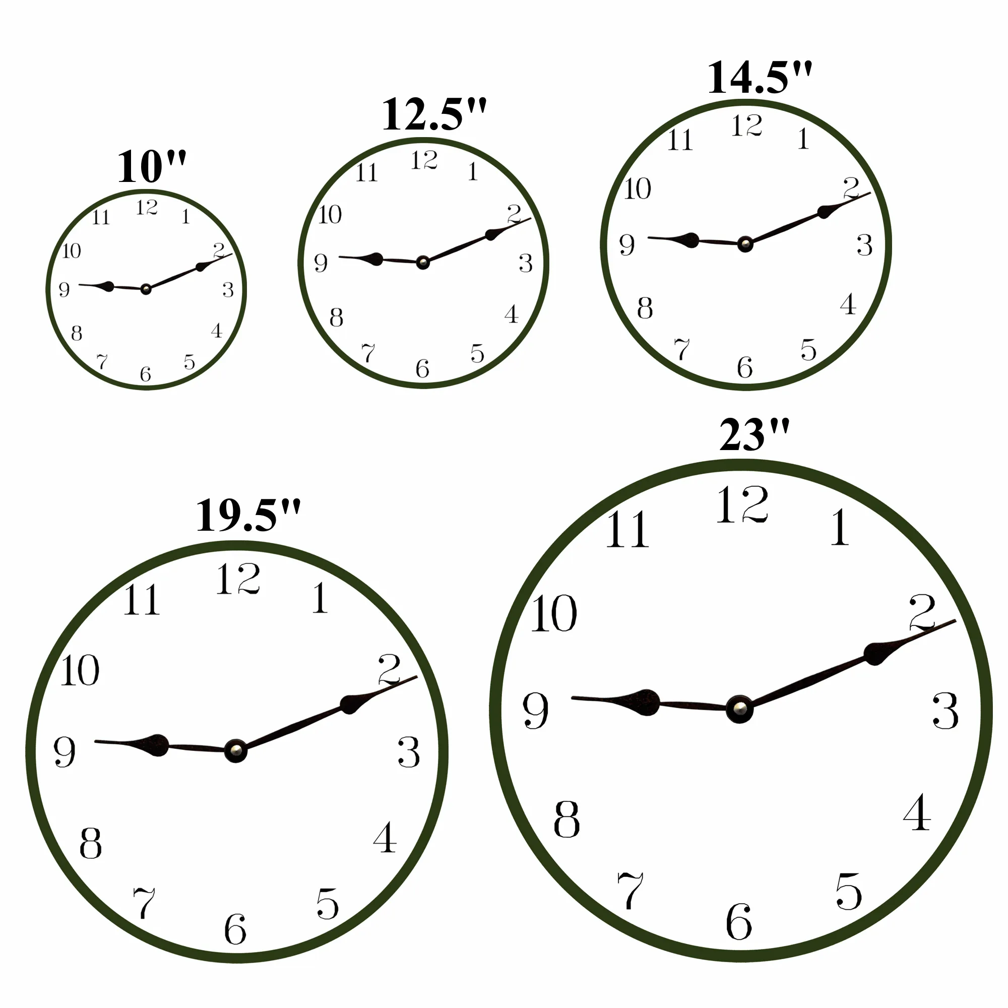 Butterfly Clock- White Rustic Clock