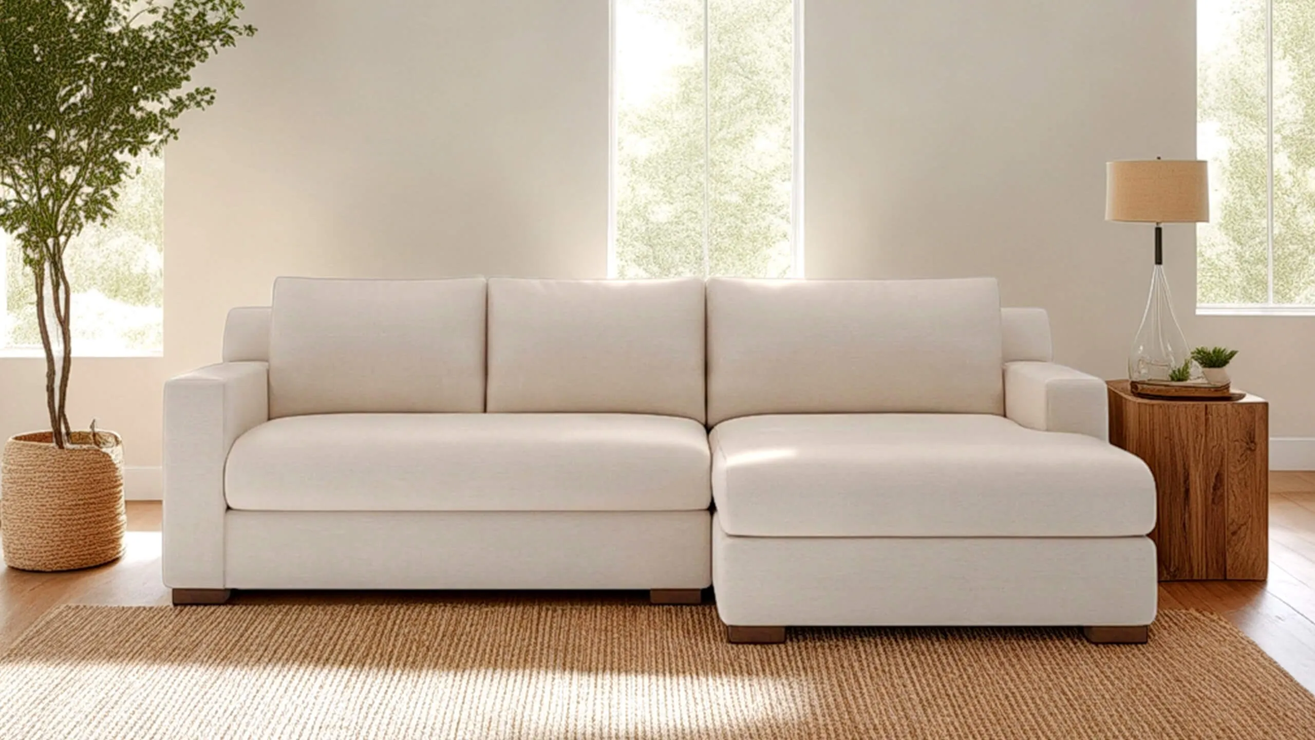 Catalina Sofa with Chaise (Bench Cushion)