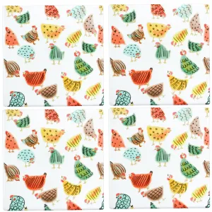Chickens Coasters