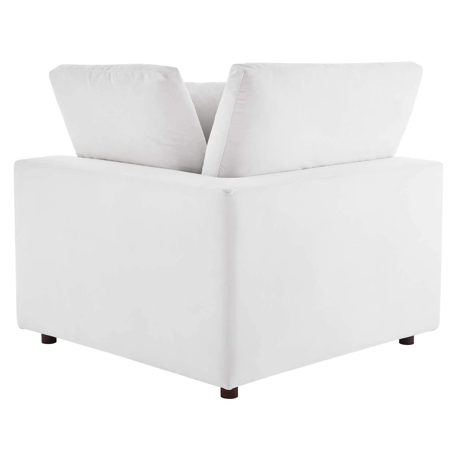 Commix  Down Filled Overstuffed Performance Velvet 5-Piece Sectional Sofa