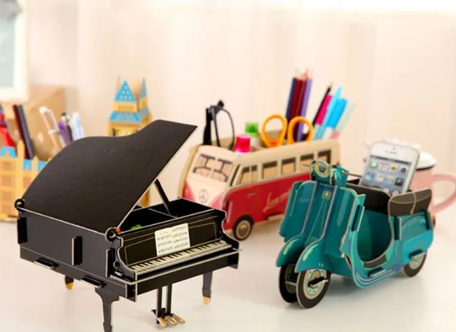 Creative DIY Paper Desktop Storage Box