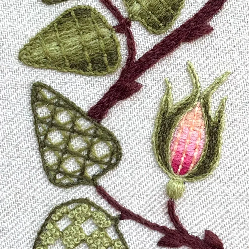 Crewel Work Embroidery Kit The Rose Collector
