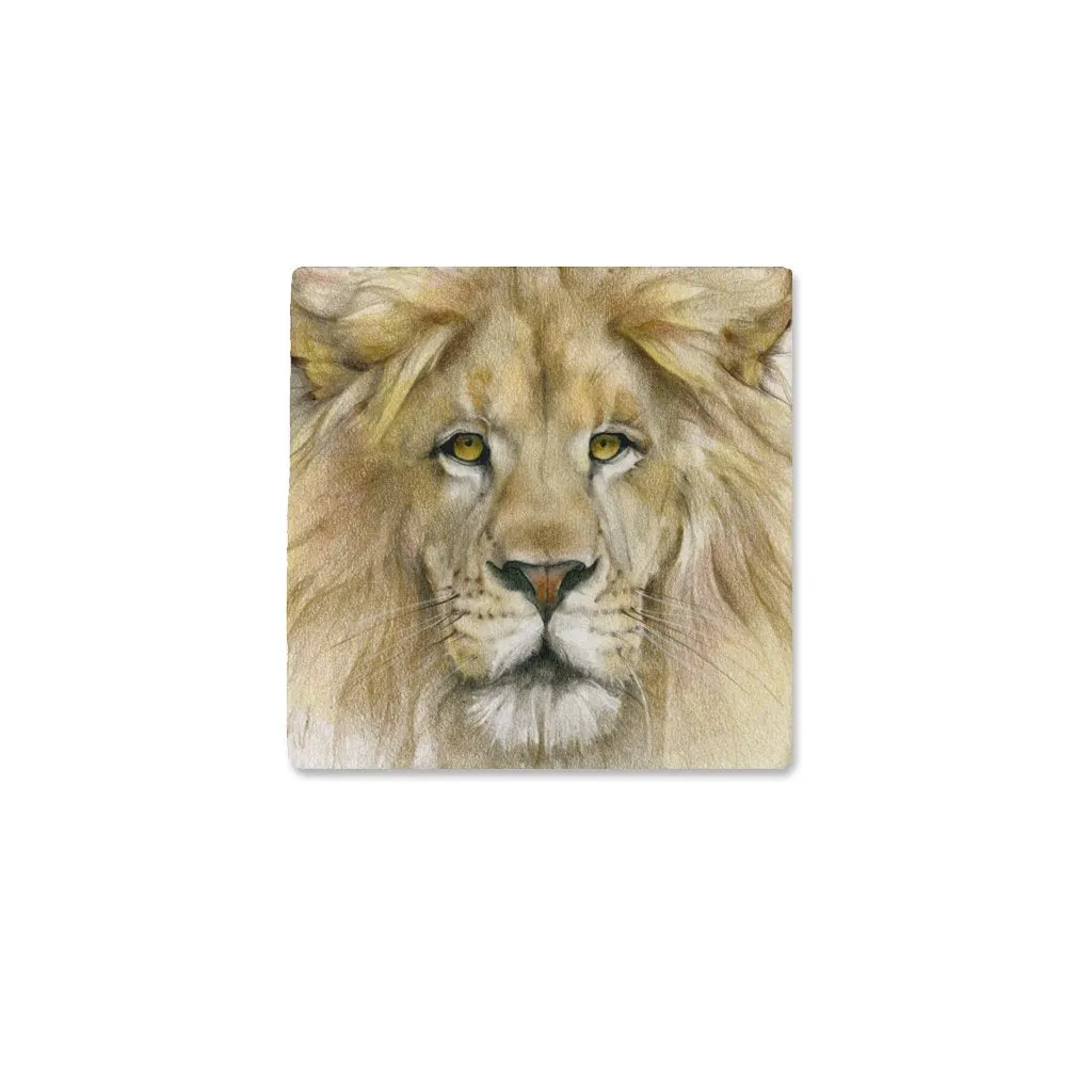 [CST-455] Lion Portrait Coasters