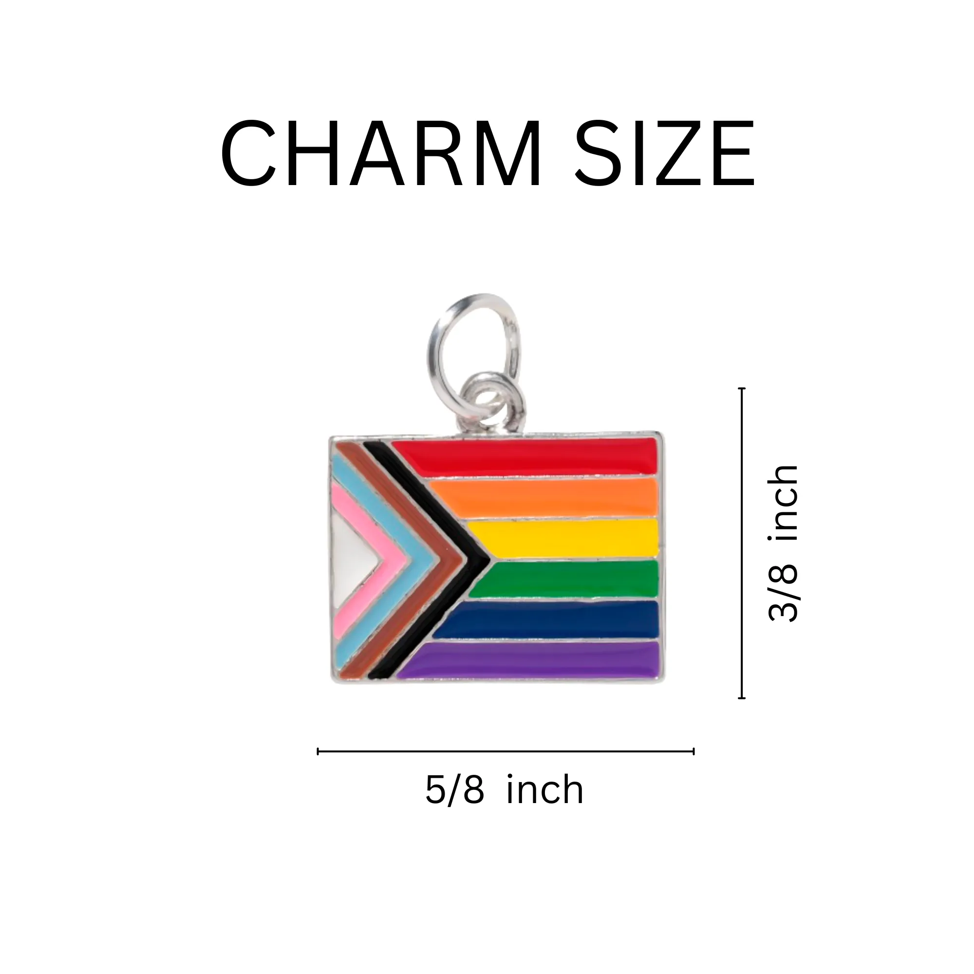 Daniel Quasar Flag Horseshoe Style Key Chains