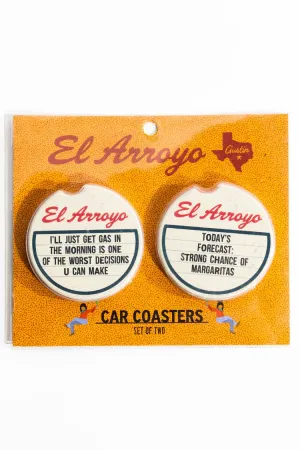 El Arroyo Car Coaster Set - Todays Forecast