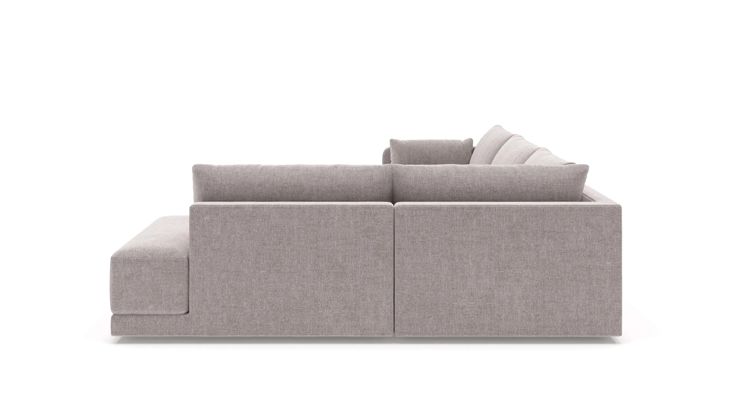 Eva Small Sectional with Bumper