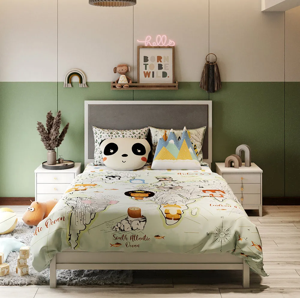 Fancy Fluff Kids 6 Pc Full Bed Set   Animal Planet - Single/ Double