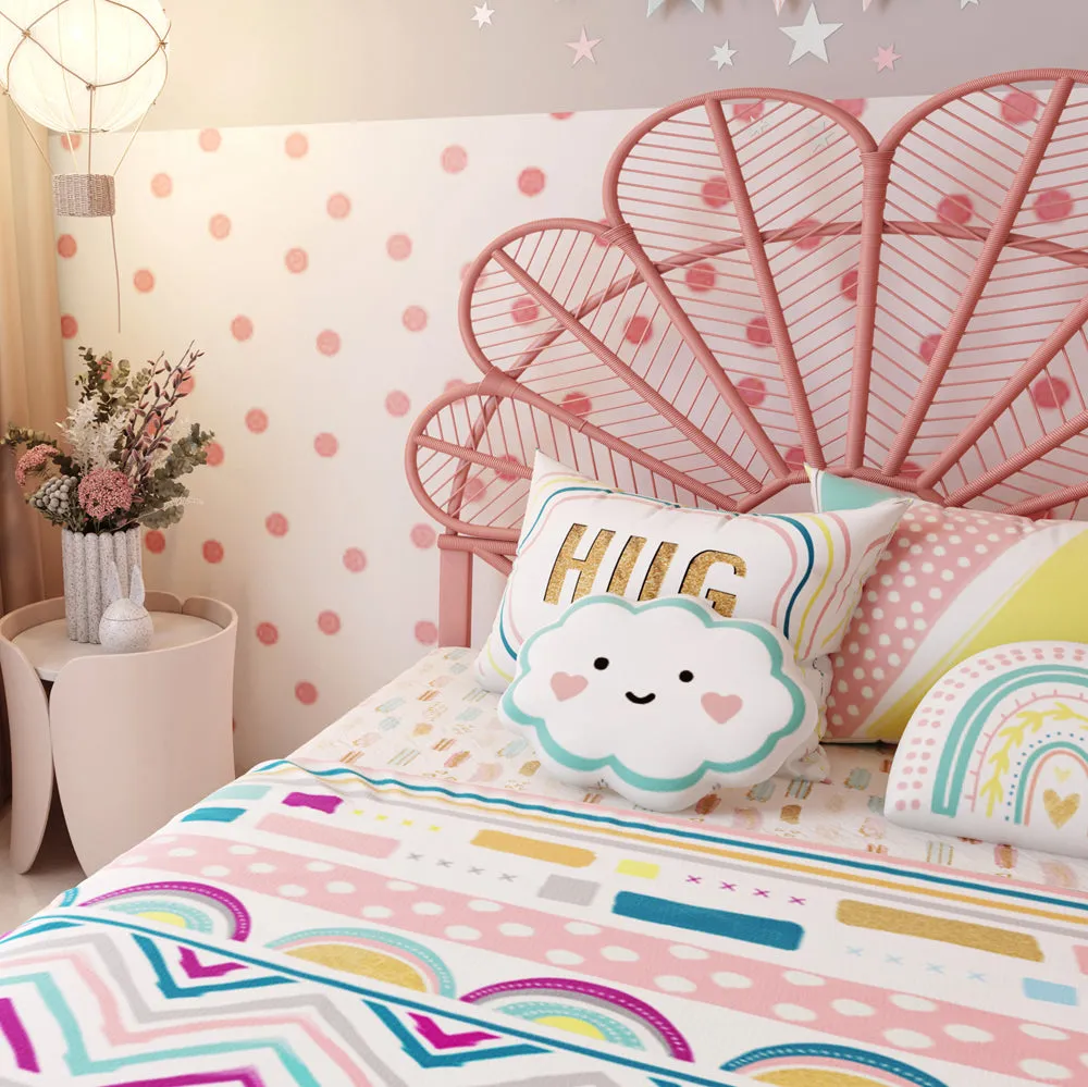 Fancy Fluff Kids 6 Pc Single Full Bed Set   Boho Vibes