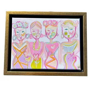 Framed Mini Sisters at Heart Proverbs 31 Lady Print