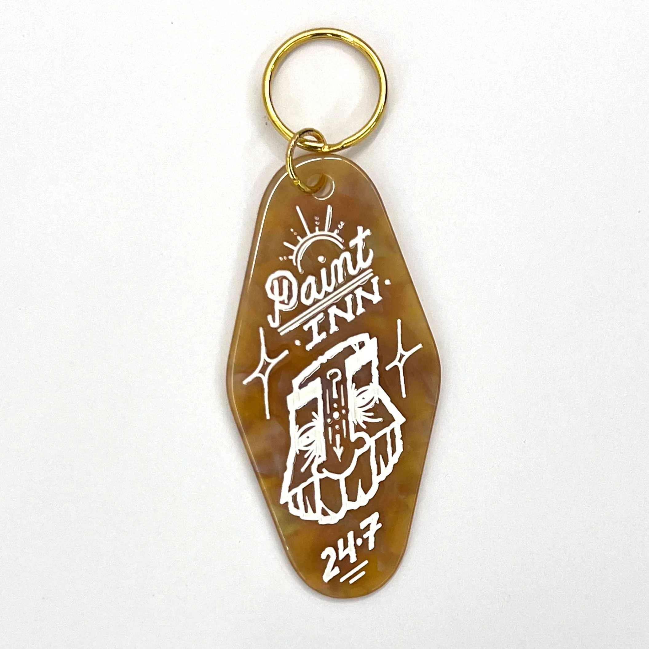 GATS - "Paint INN 24.7" keychain