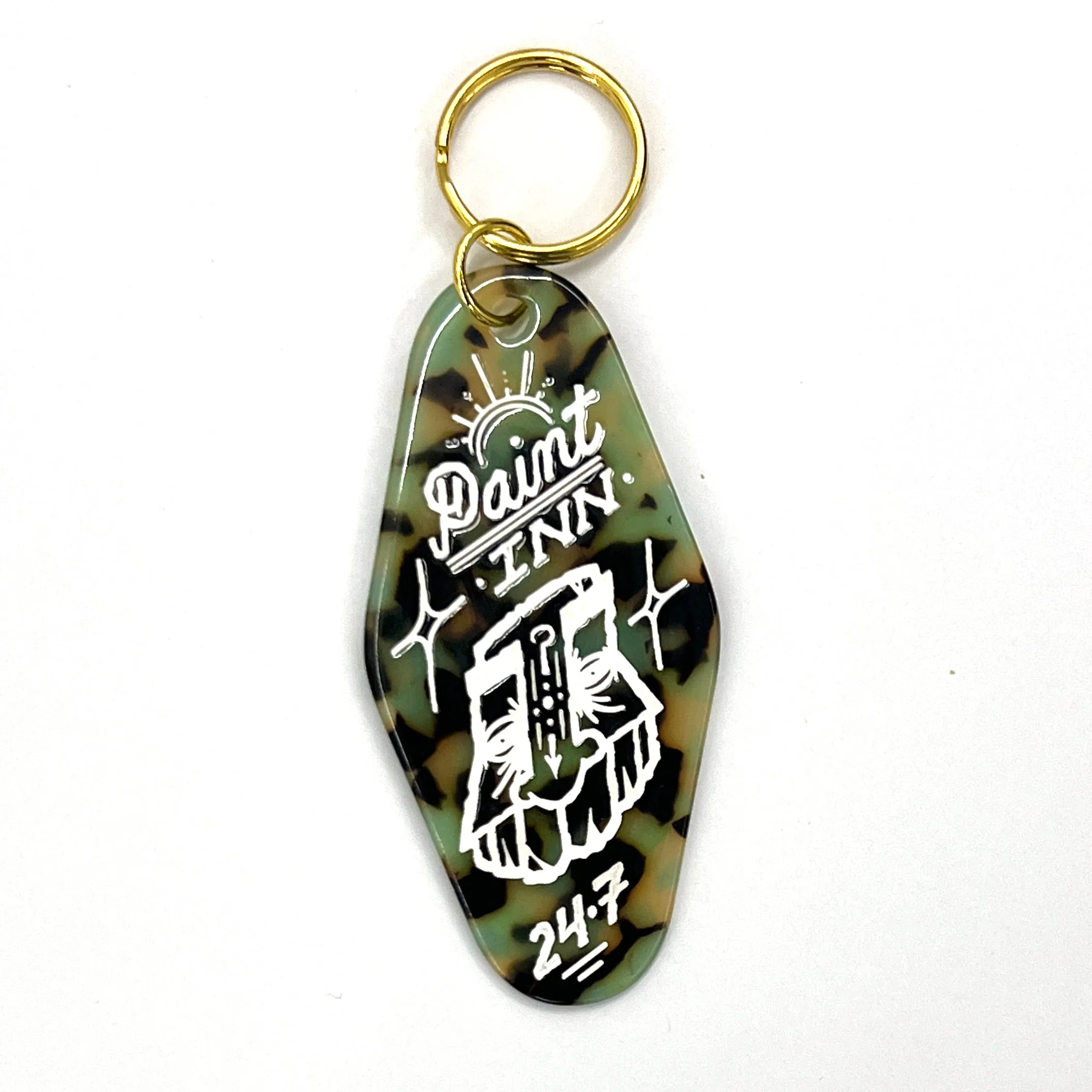GATS - "Paint INN 24.7" keychain