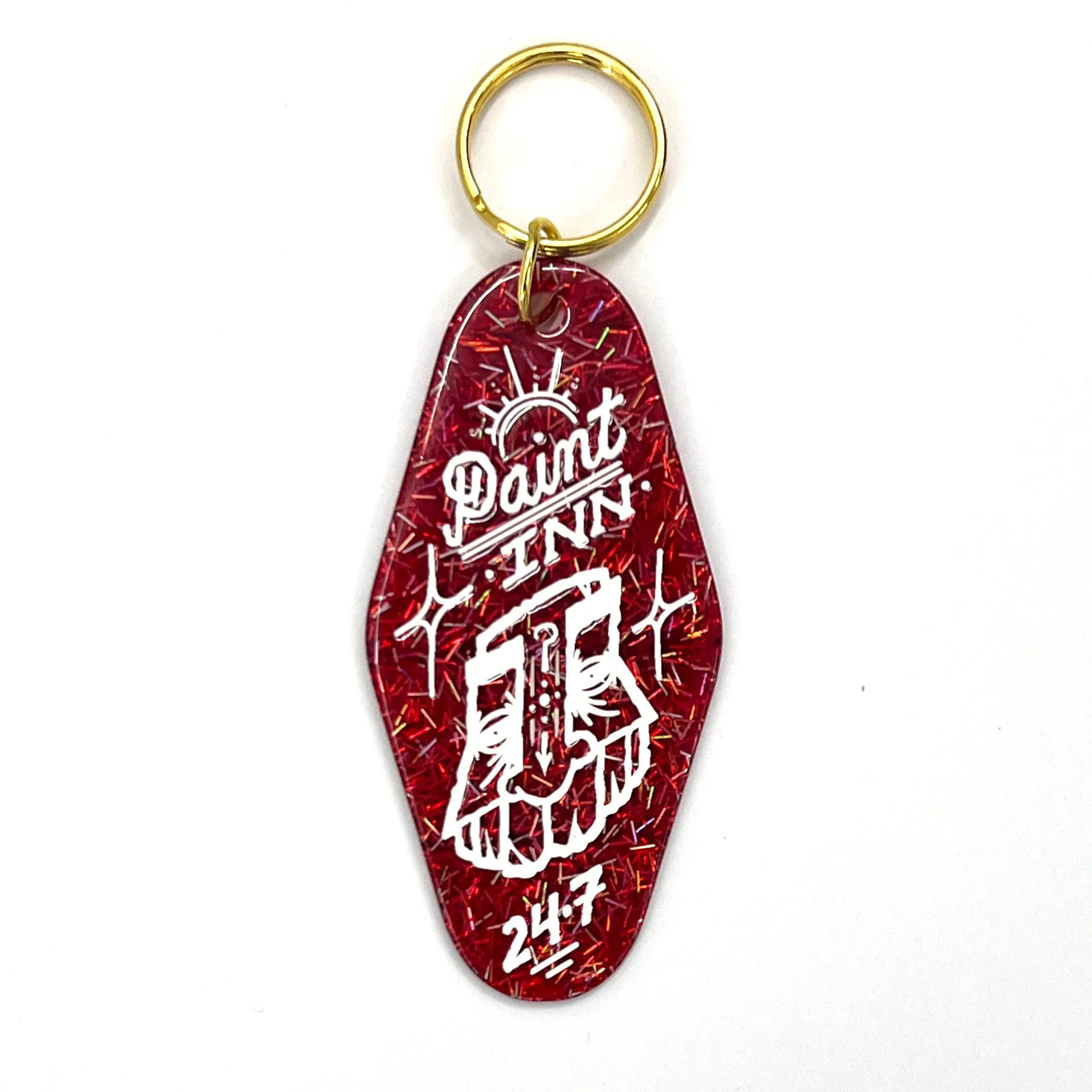 GATS - "Paint INN 24.7" keychain