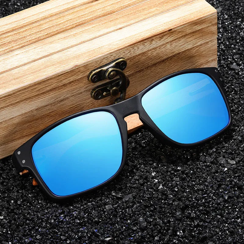 Handmade Beechwood Polarized Pilot Sunglasses