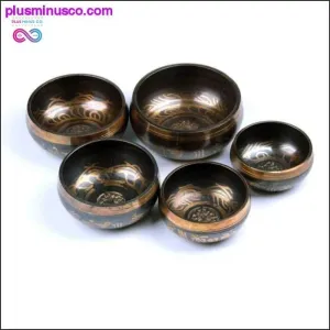 Healing Crystal Tibetan Yoga Singing Bowl Meditation Set for