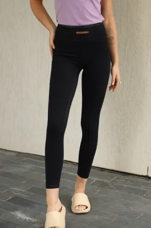 HLH Equestrian Apparel Schooling Leggings in Black