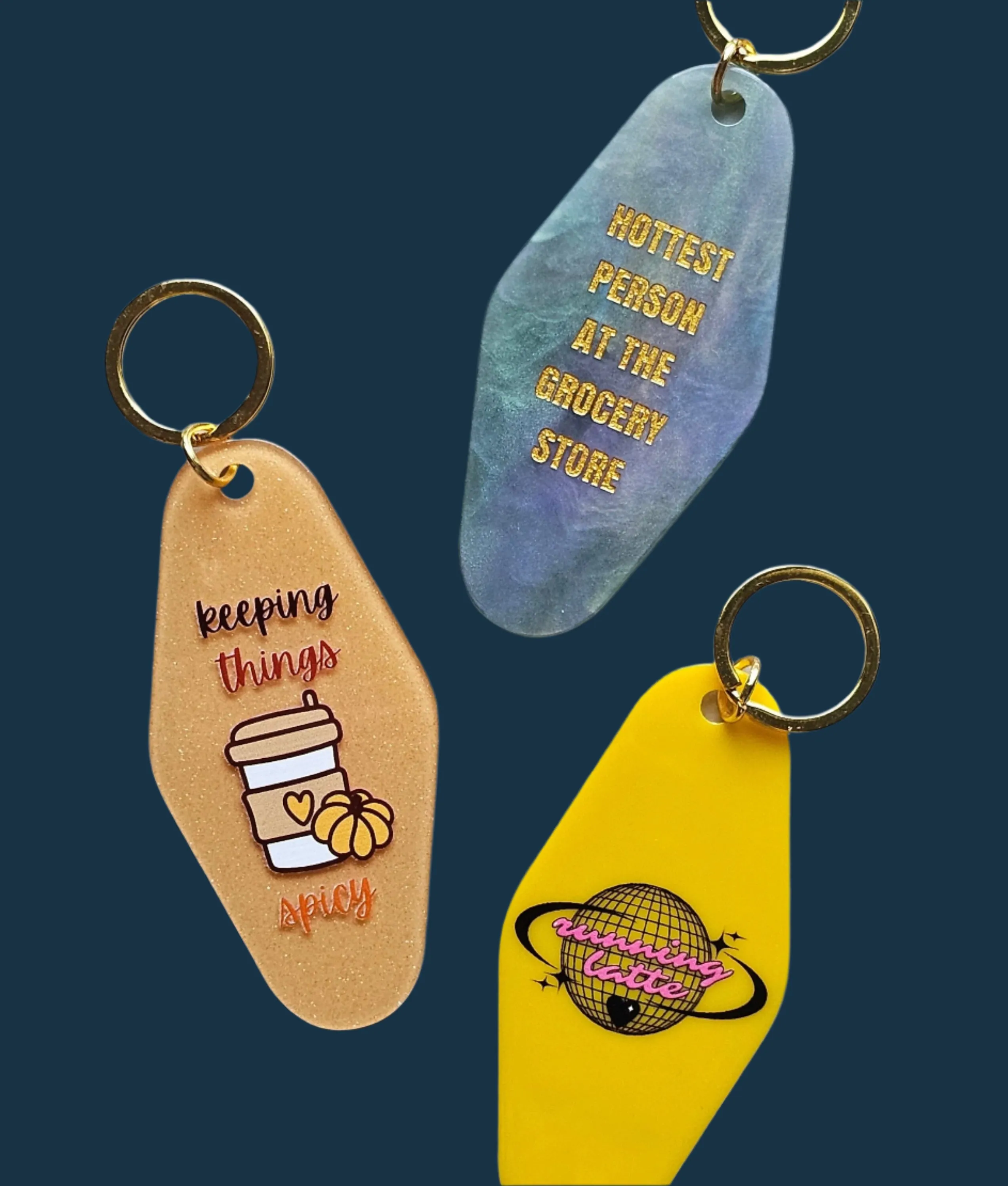 Keeping Things Spicy Motel Keychain