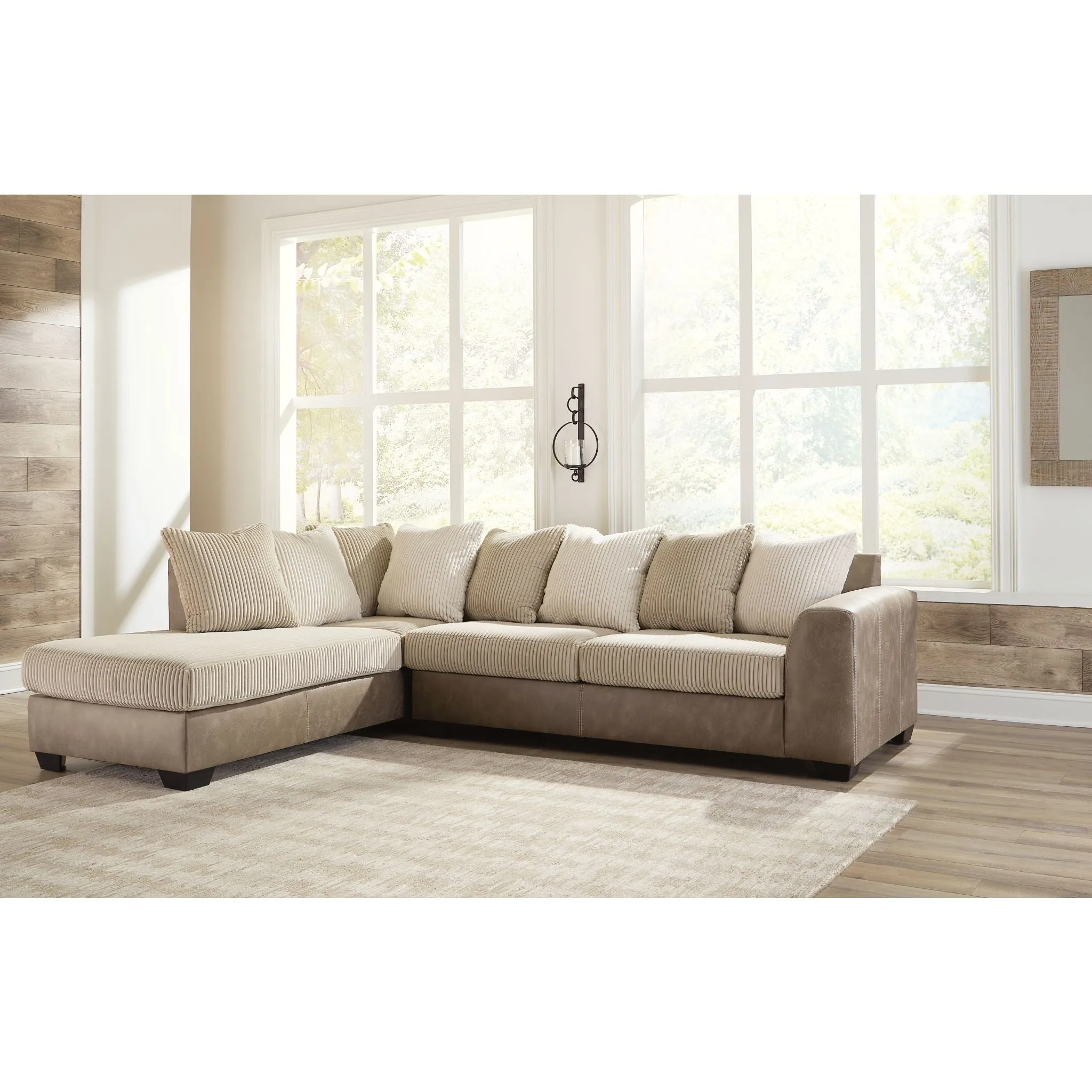 Keskin 2 Piece Sectional with Chaise