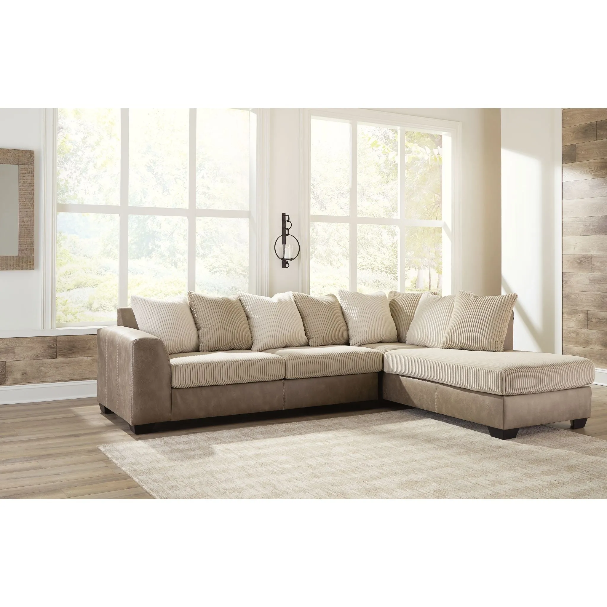 Keskin 2 Piece Sectional with Chaise