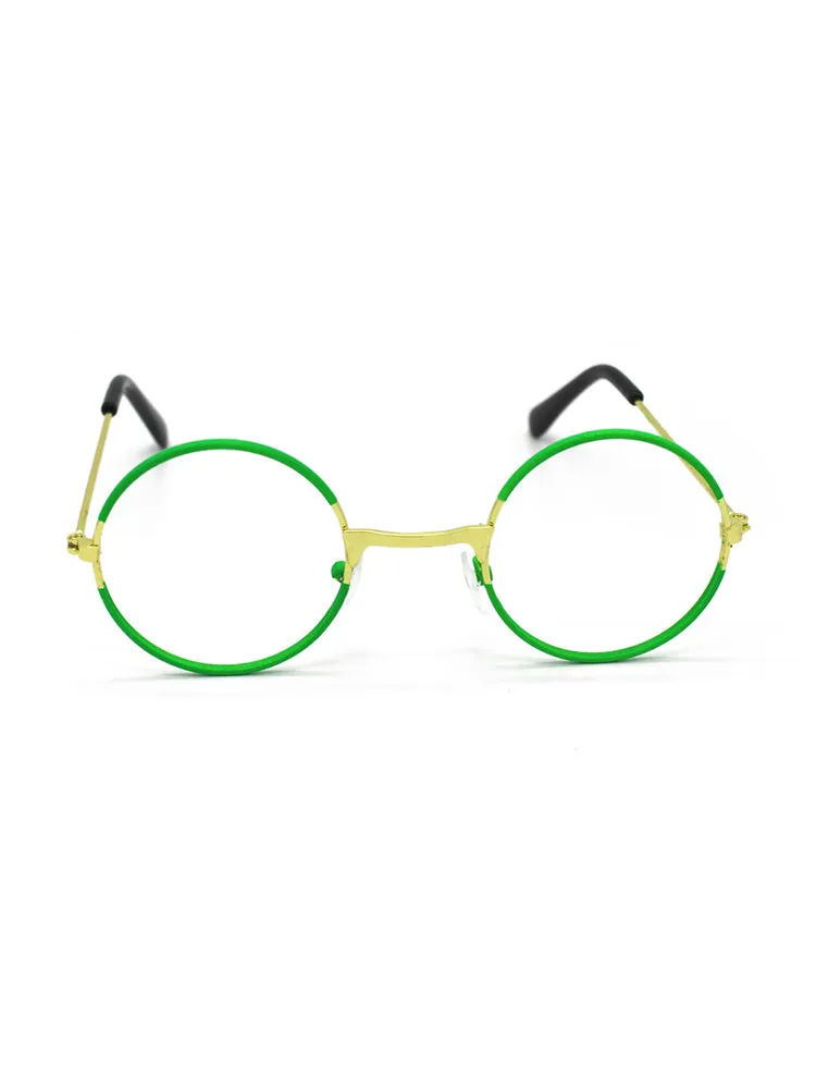 Kids Mirabel Green Round Frames