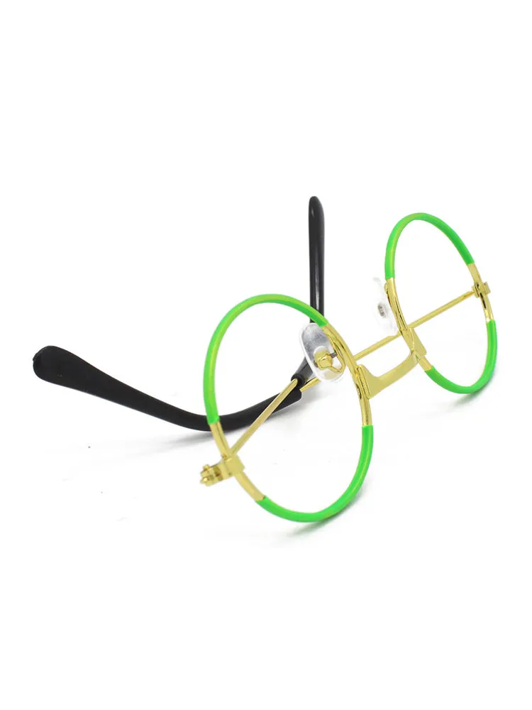 Kids Mirabel Green Round Frames