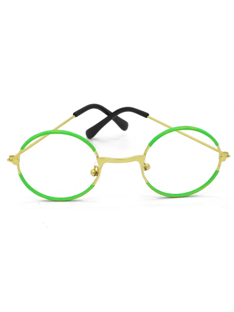 Kids Mirabel Green Round Frames