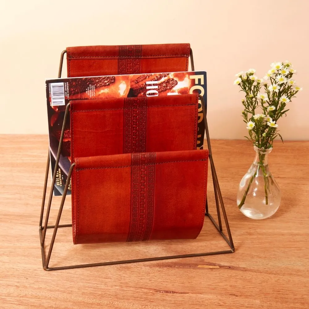 Leather Office Desk Set