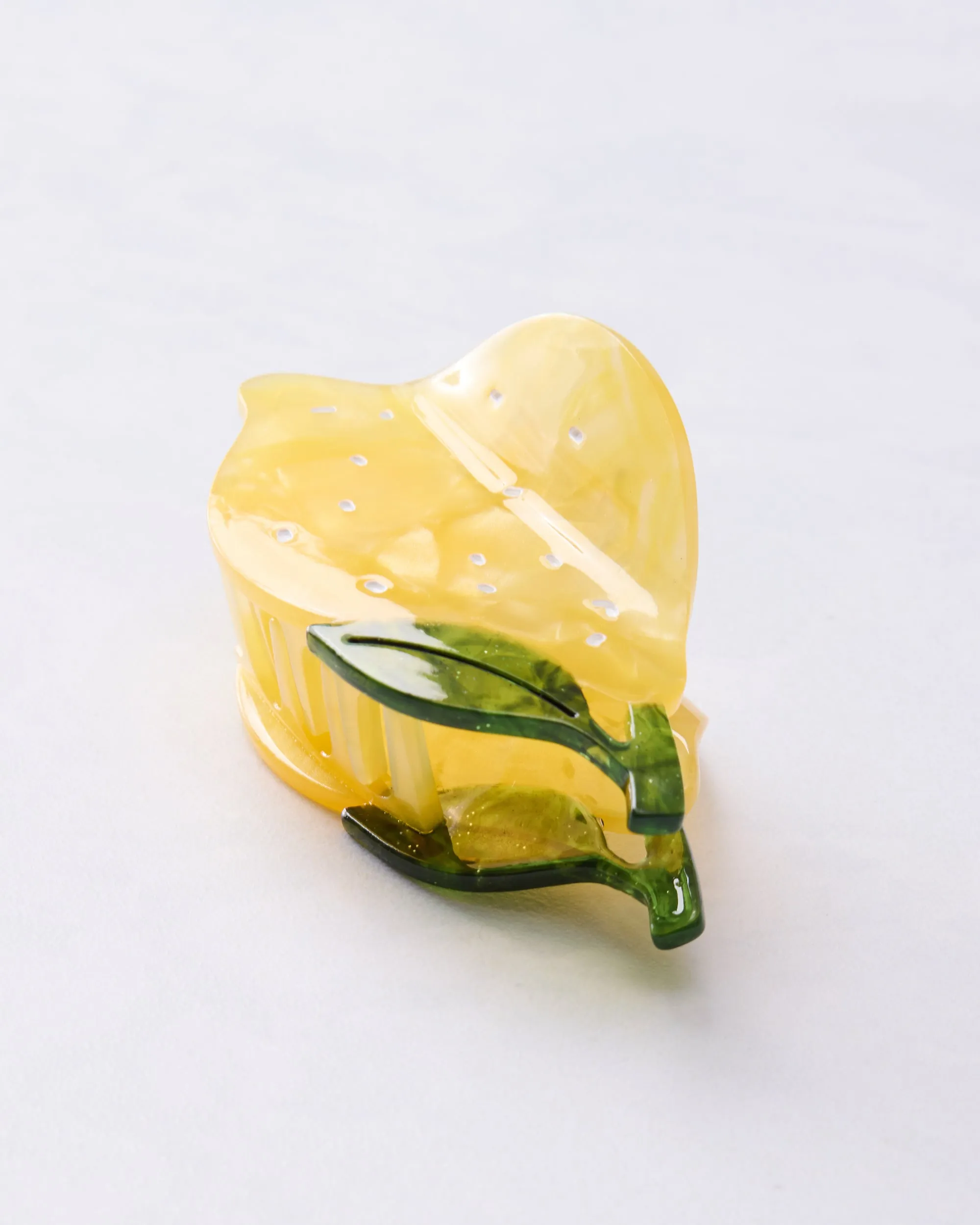 Lemon Slice - Hand-Painted Claw Hair Clip - Jenny Lemons