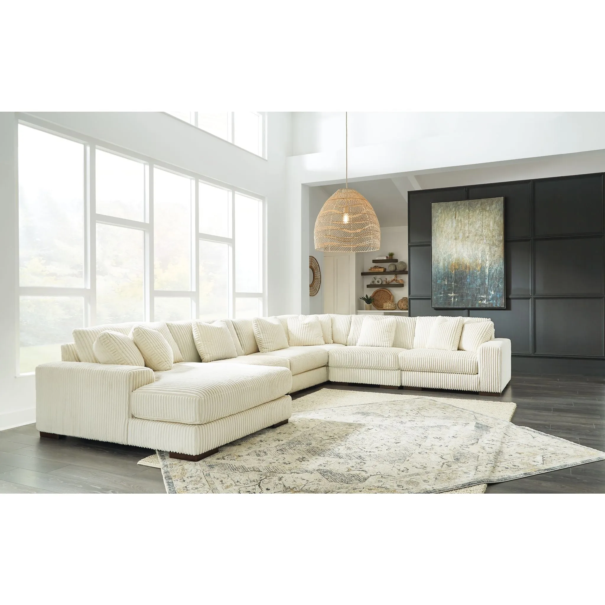 Lindyn 6 Piece Sectional with Chaise
