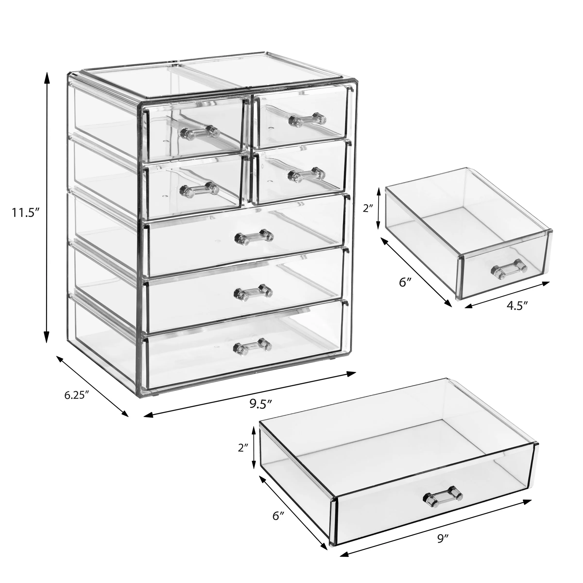 Makeup Organizer Drawer Set (7 Drawer)