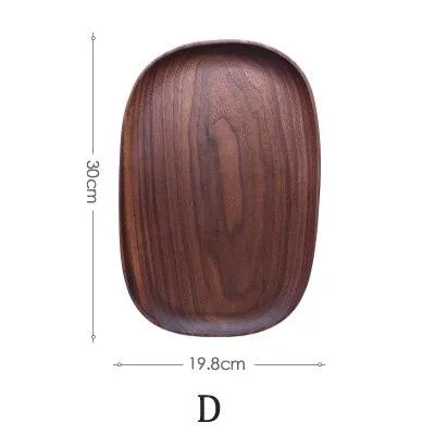 Natural Wood Irregular Tray