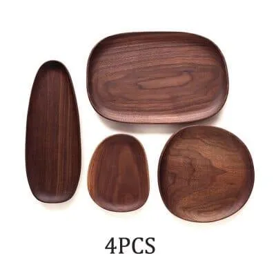 Natural Wood Irregular Tray