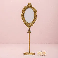 OVAL BAROQUE STANDING FRAME - GOLD