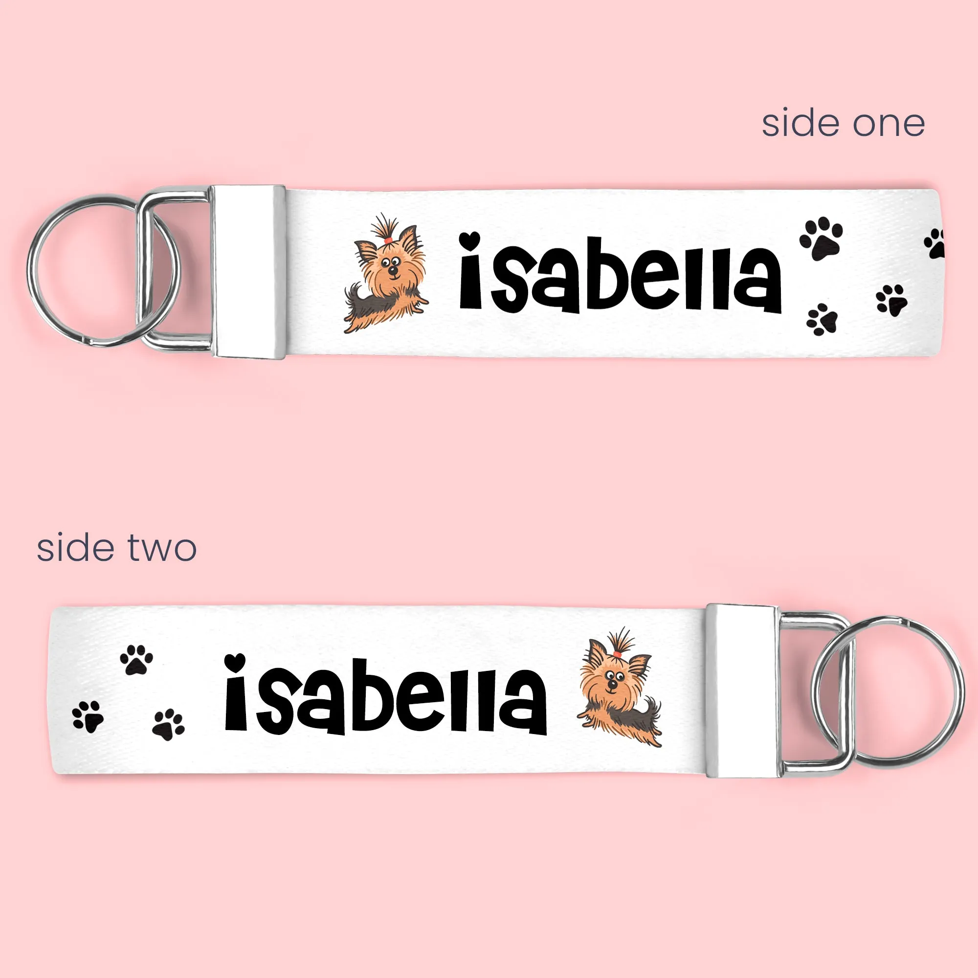 Personalized Cute Dog KeyChain