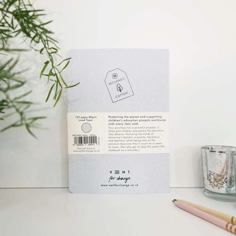 RECLAIM Recycled Cotton Notebook