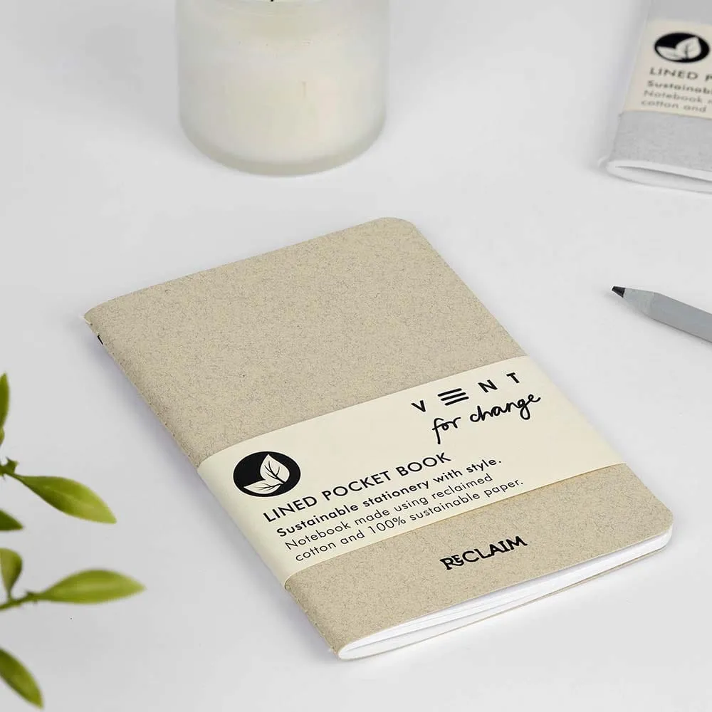 RECLAIM Recycled Cotton Notebook