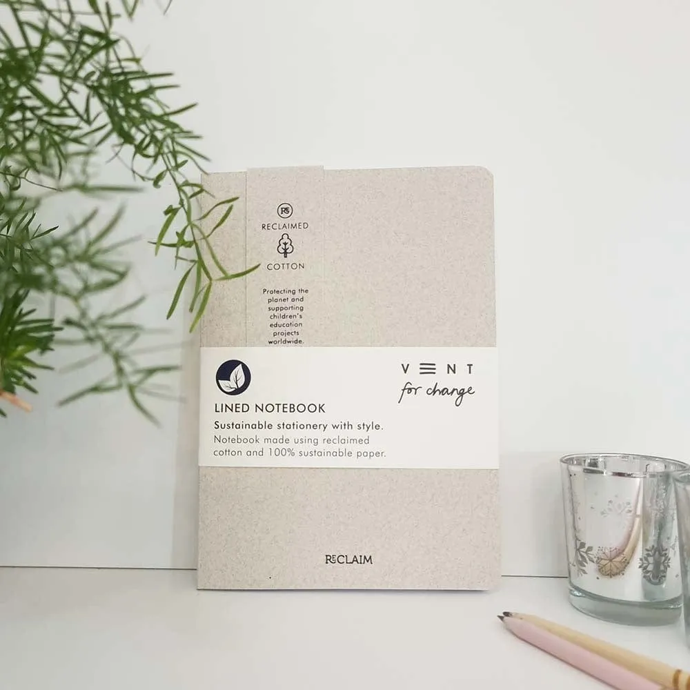 RECLAIM Recycled Cotton Notebook