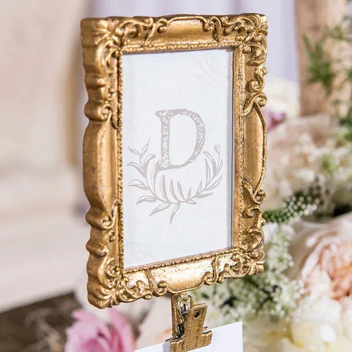 RECTANGULAR BAROQUE STANDING FRAME - GOLD