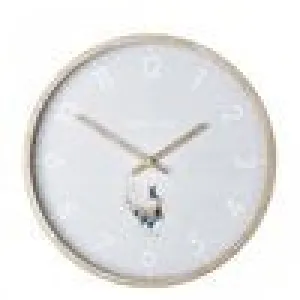 Thomas Kent Crofter Dove Small Wall Clock 12"